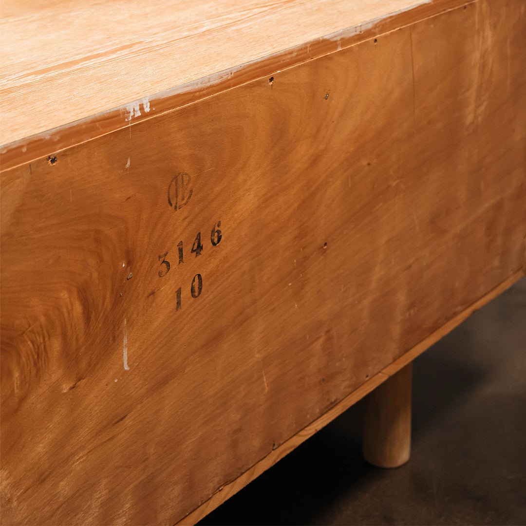 Art Deco French Sideboard with Parchment Doors