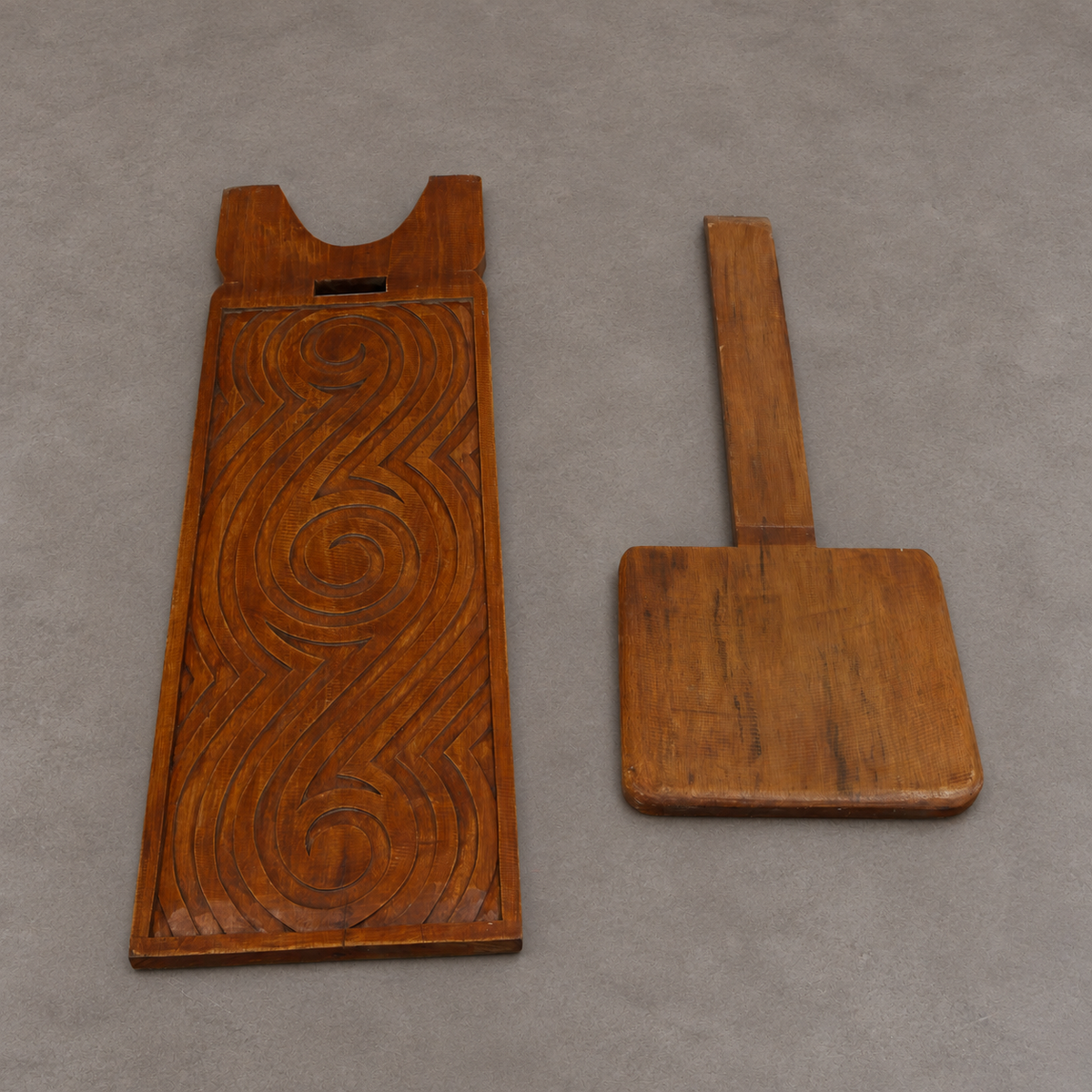 Hand-Carved African Folding Chair