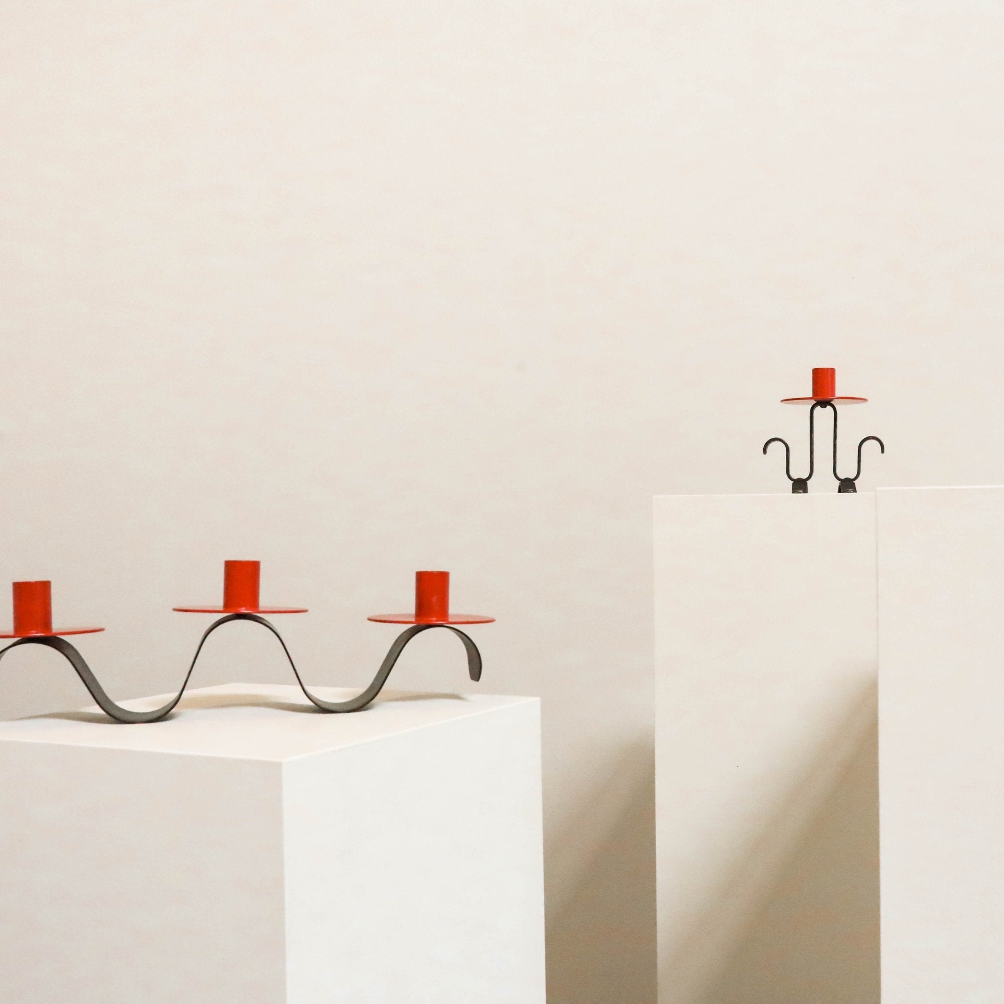 Jean Royère Style Candle Holders