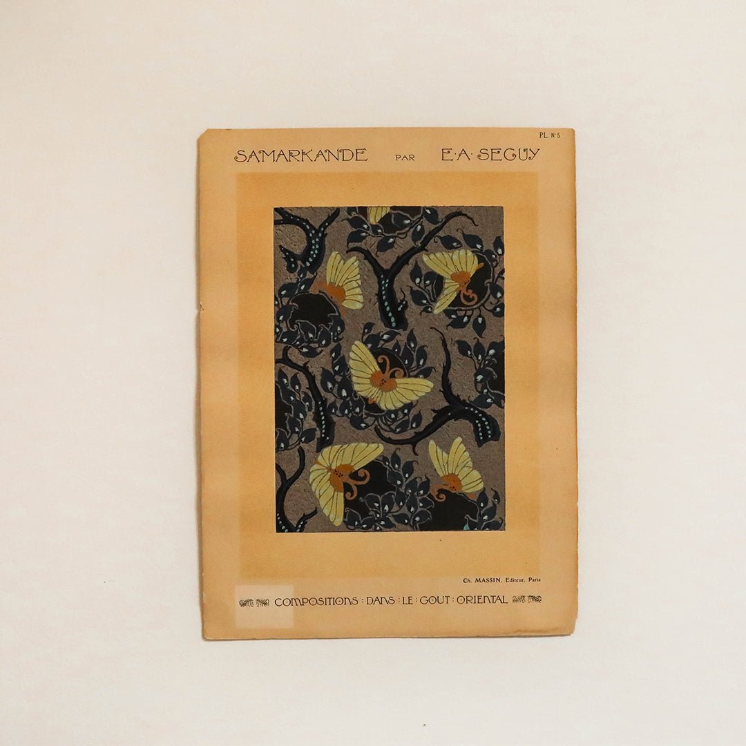 French Pochoir Illustrations by E.A. Séguy, 1920’s