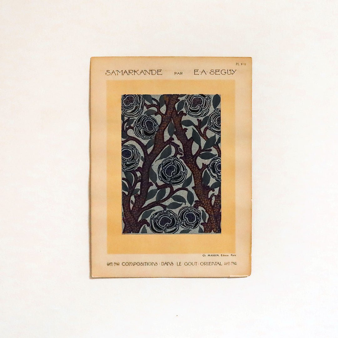 French Pochoir Illustrations by E.A. Séguy, 1920’s