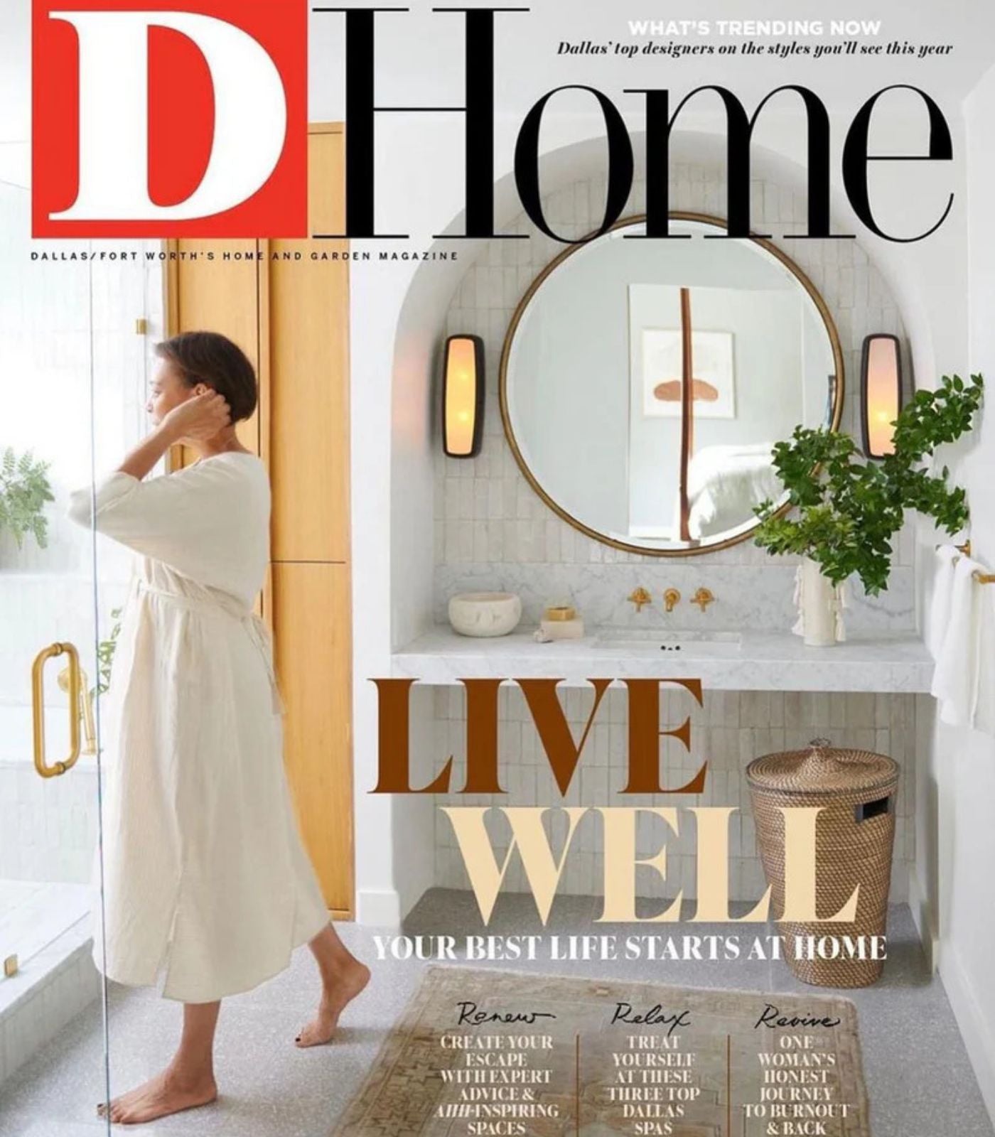 Cover for D Home magazine Jan/Feb 2023.