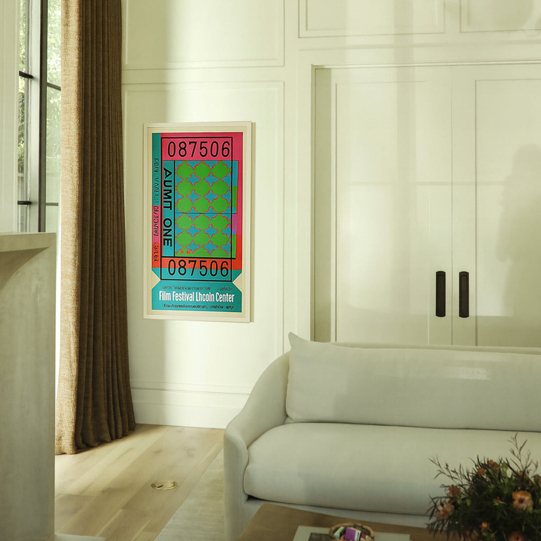 'Lincoln Center Ticket' Print by Andy Warhol