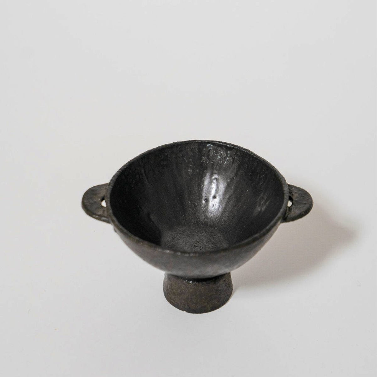 Spanish Pottery with Black Glaze