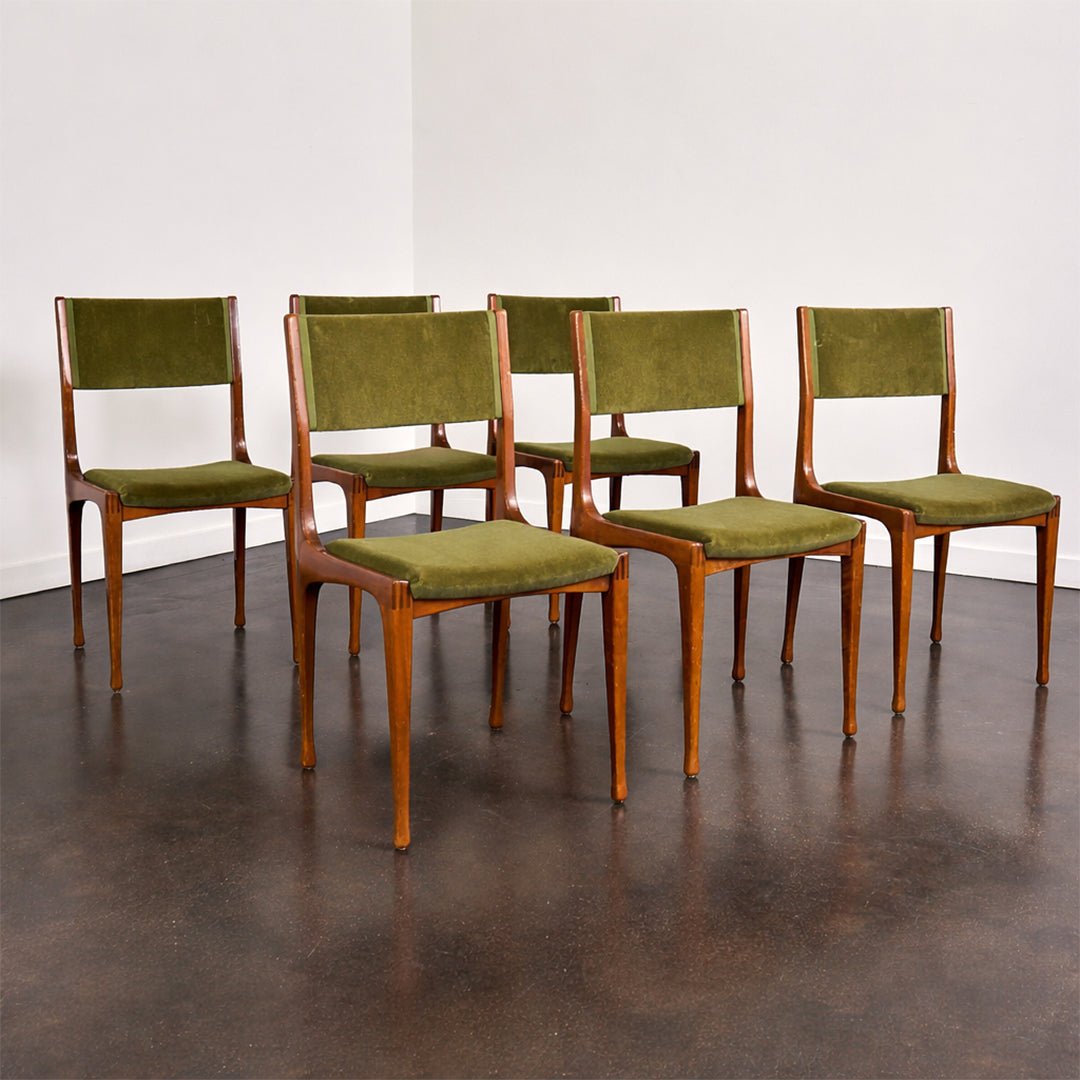 A Set of Six Italian Carlo De Carli Dining Chairs