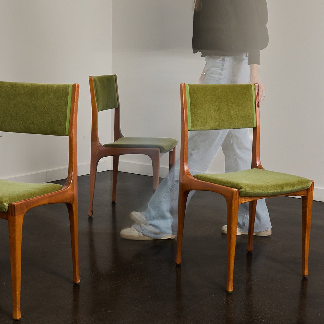 A Set of Six Italian Carlo De Carli Dining Chairs