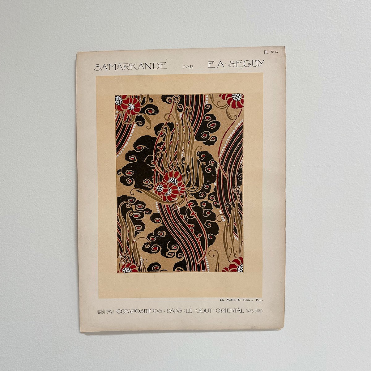French Pochoir Illustrations by E.A. Séguy, 1920’s