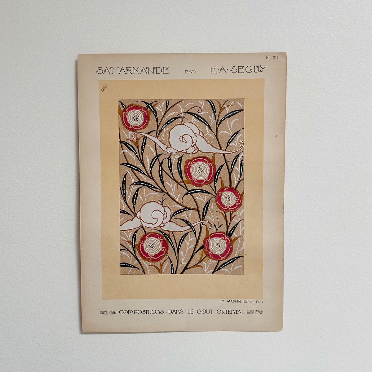 French Pochoir Illustrations by E.A. Séguy, 1920’s