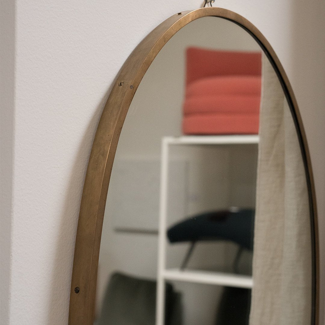 Vintage Italian Wall Mirror, Medium