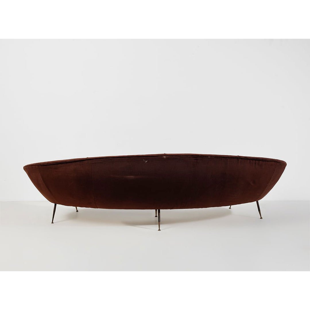 Italian Curved Sofa | 1950's