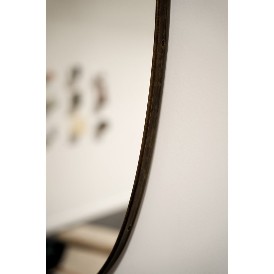 Vintage Shield Italian Wall Mirror, Medium