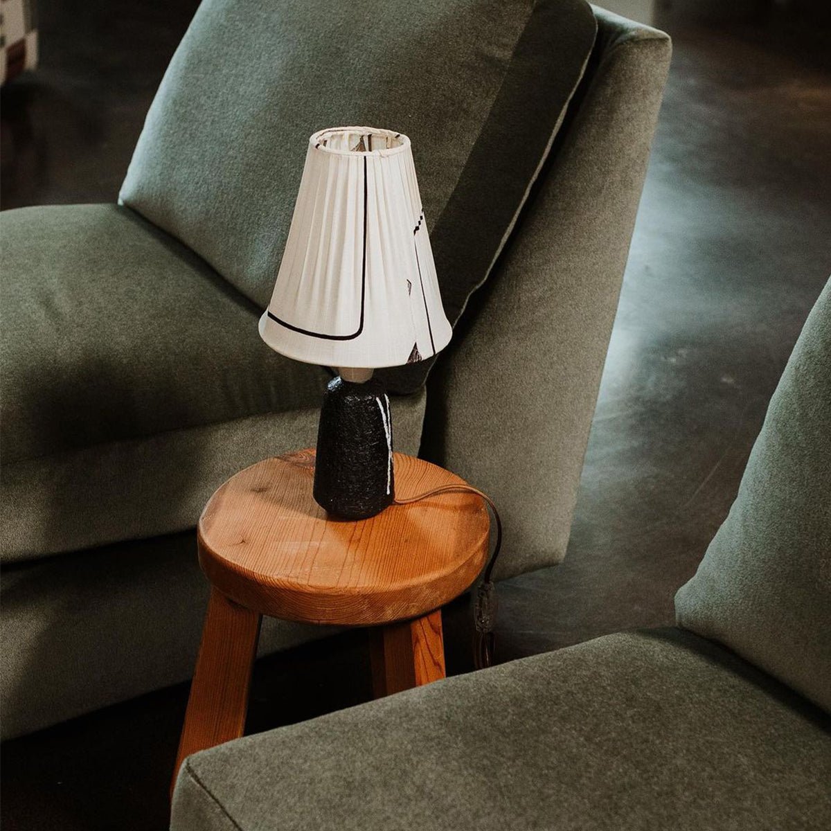 Small Midcentury Modern Studio Lamp + Shade