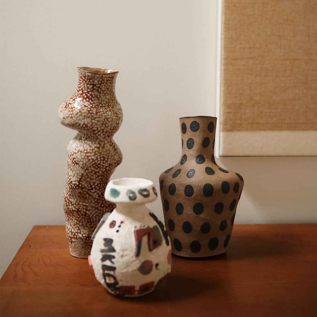 Tall Speckled Vase no.457