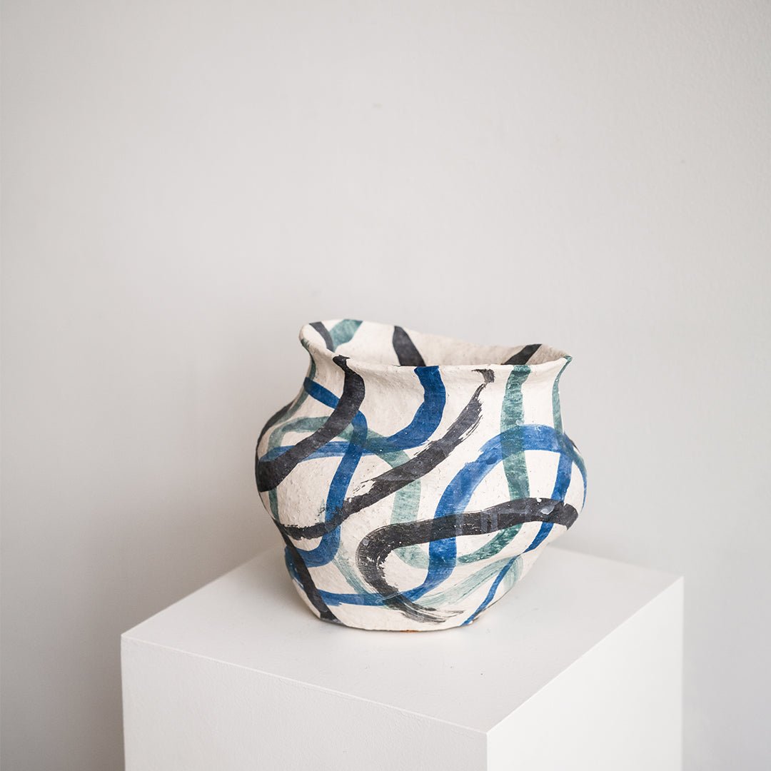 Wavy Abstract Pot