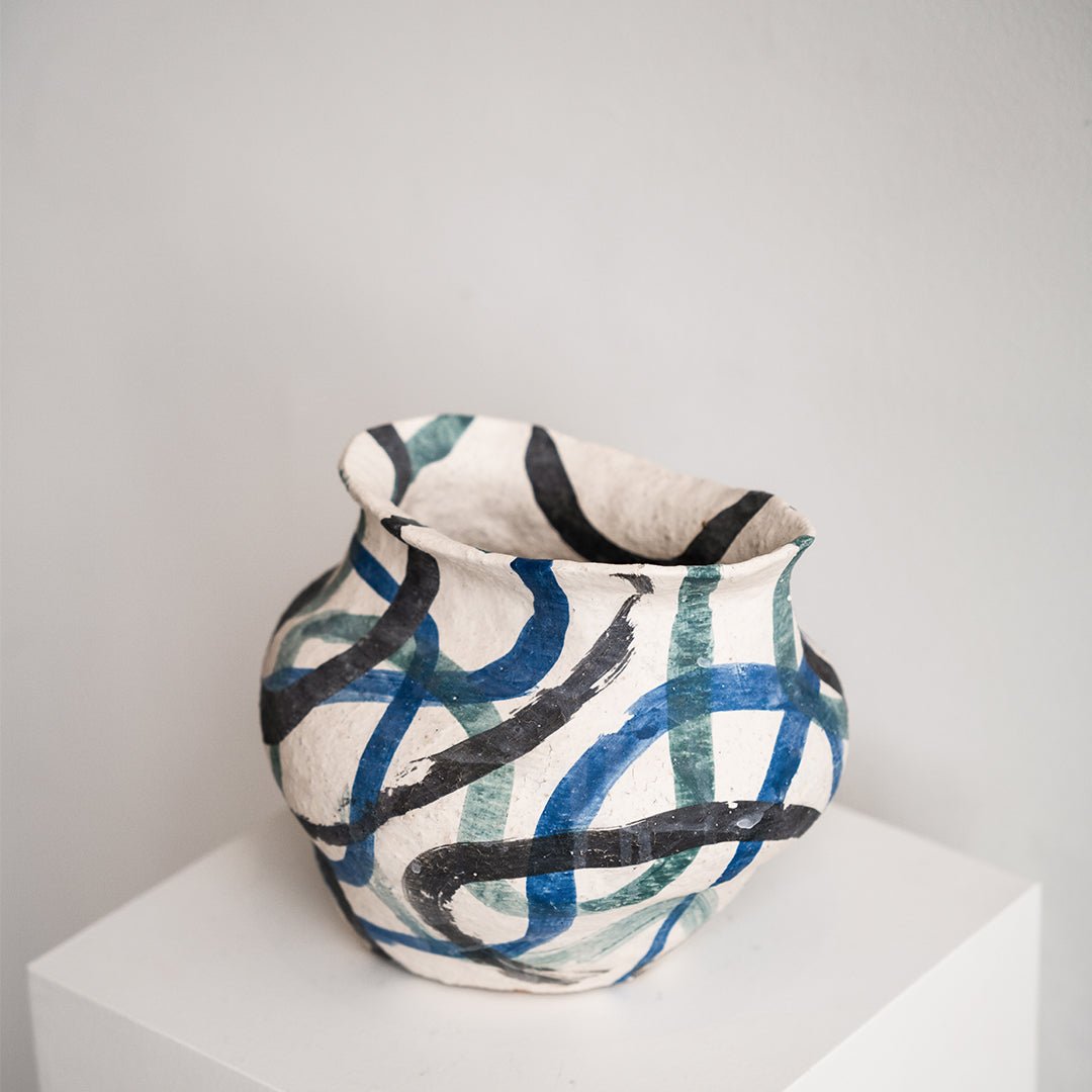 Wavy Abstract Pot