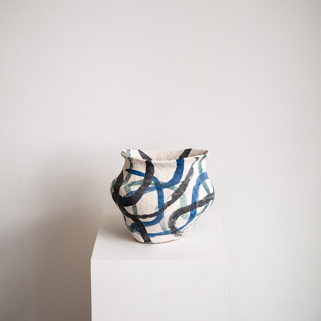 Wavy Abstract Pot