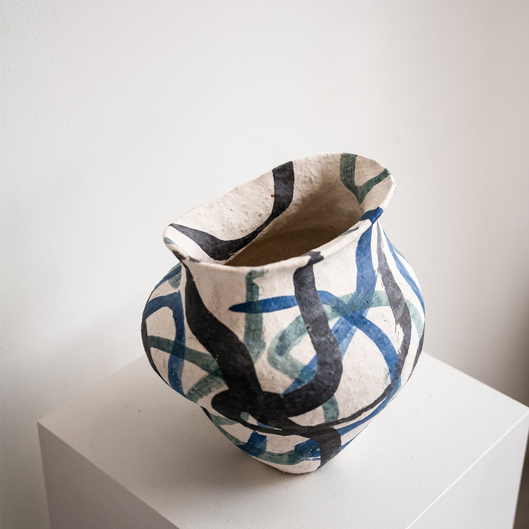 Wavy Abstract Pot