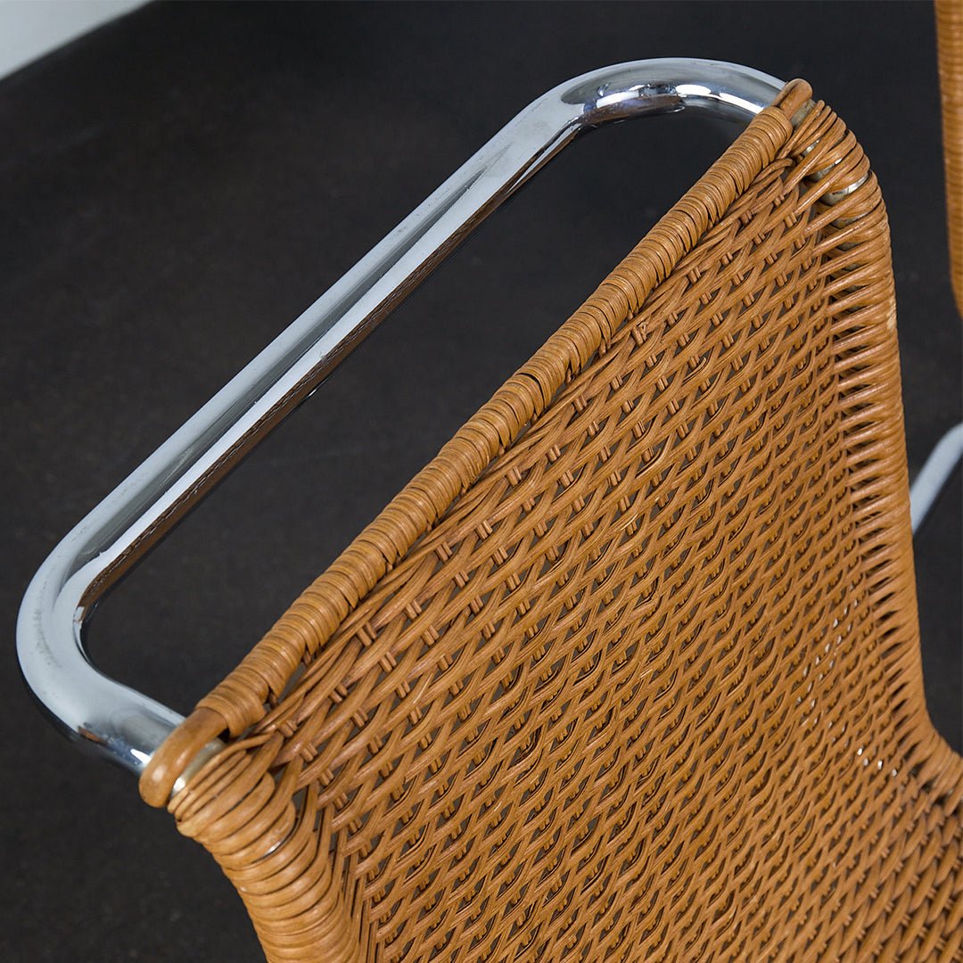 A Pair of Mies van der Rohe 'MR20' Cantilevered Chairs
