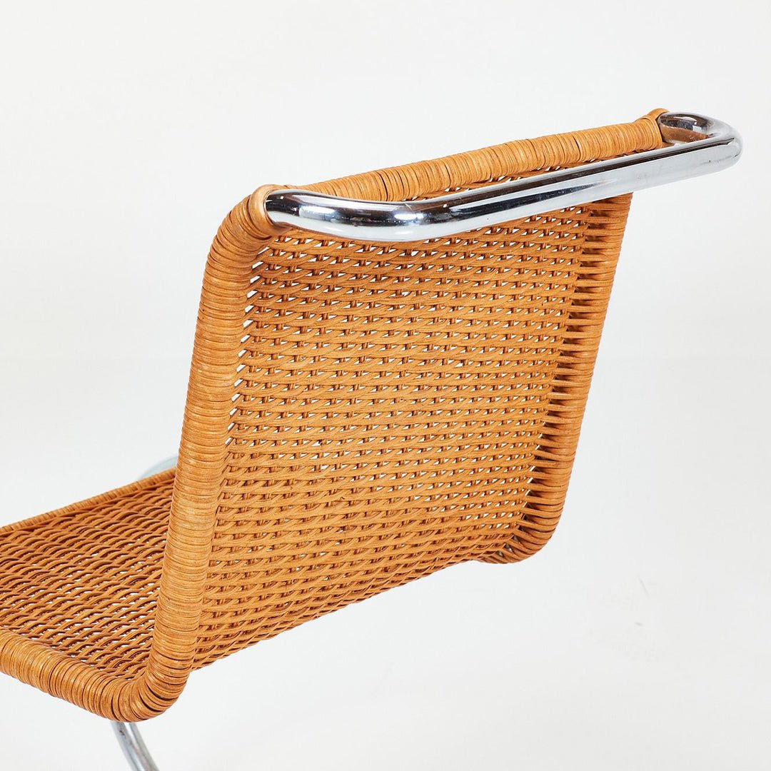 A Pair of Mies van der Rohe 'MR20' Cantilevered Chairs