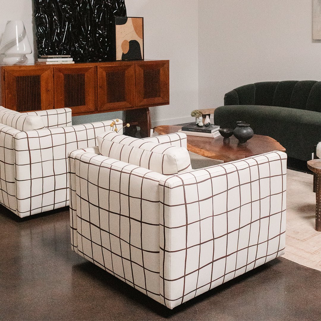 A Pair of Knoll Pfister Club Chairs