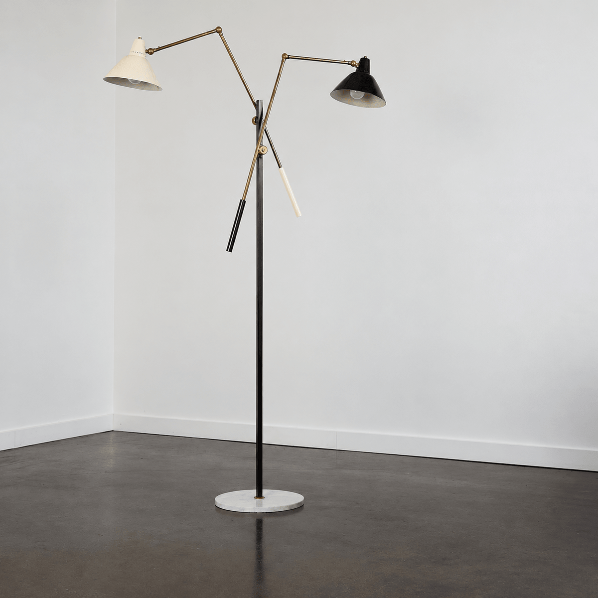 A Rare Stilnovo Articulating Floor Lamp, 1950’s