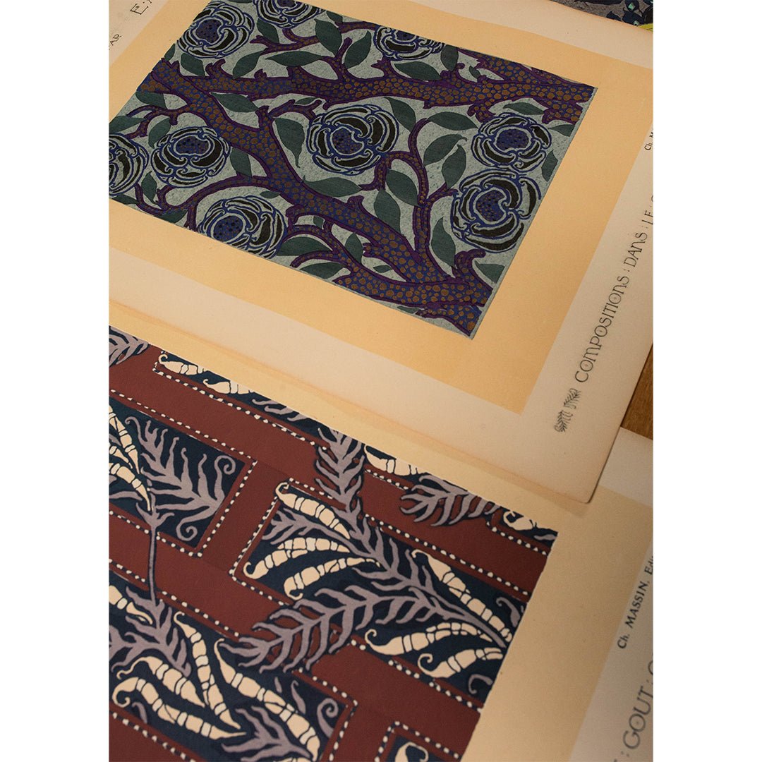 French Pochoir Illustrations by E.A. Séguy, 1920’s