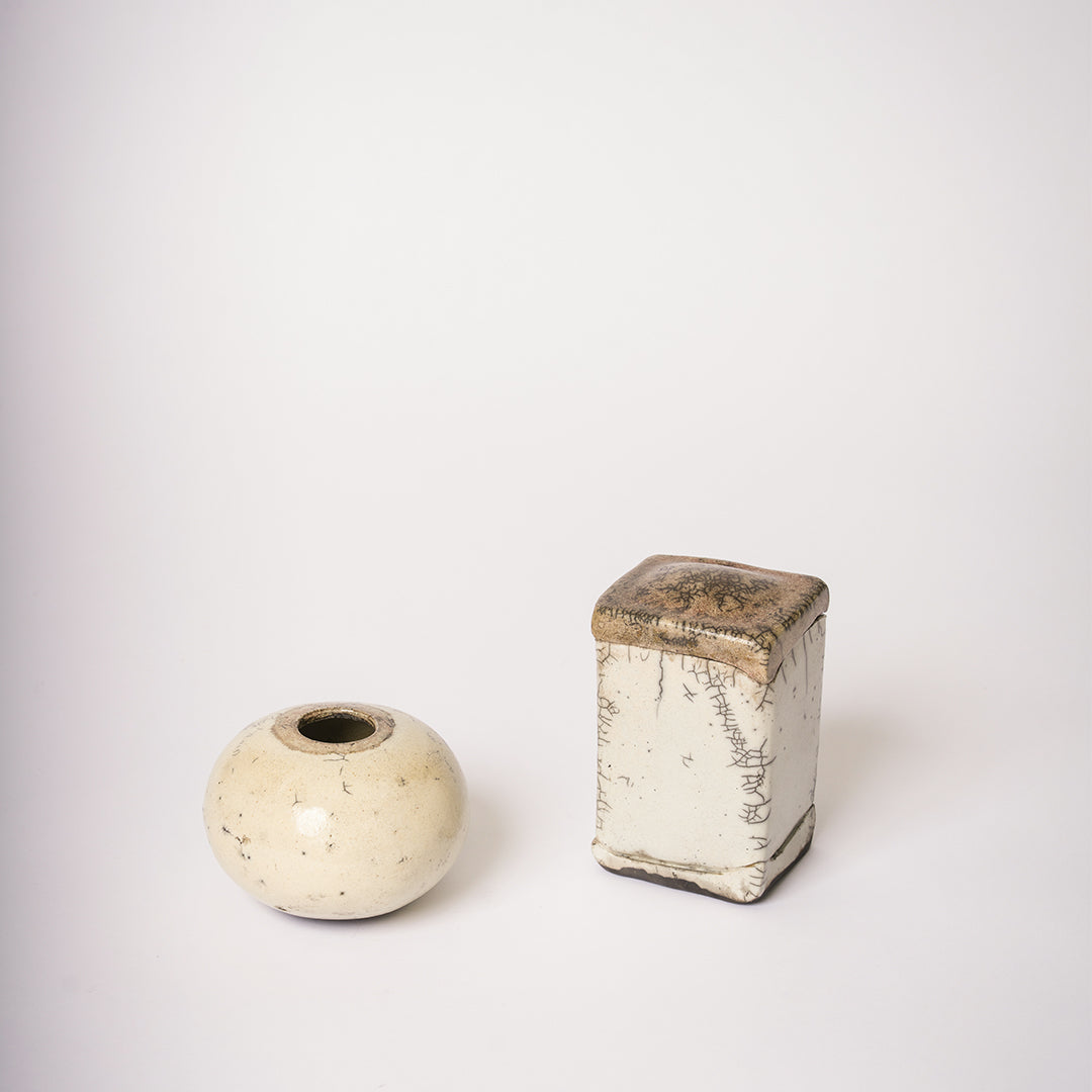 Studio Raku Pottery (sold ea.)