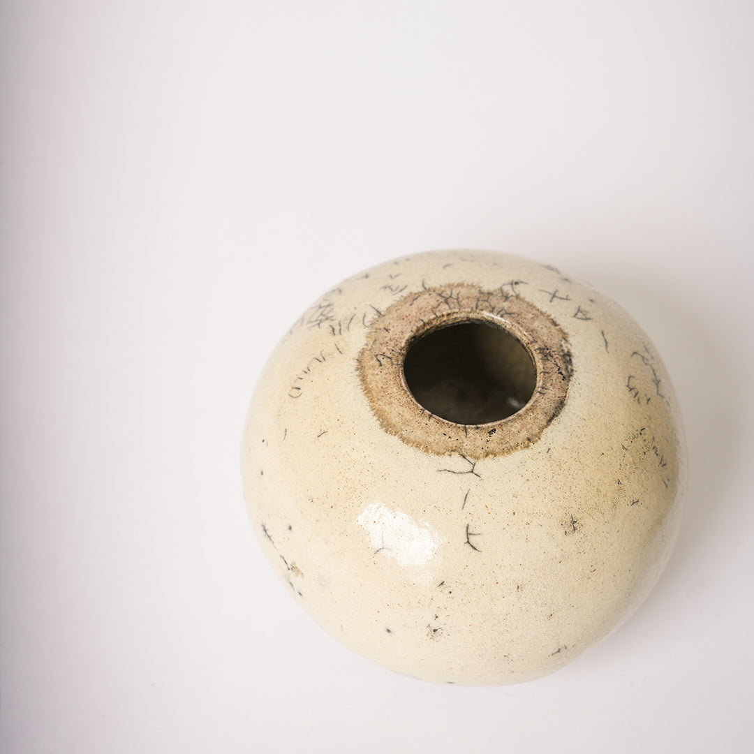 Studio Raku Pottery (sold ea.)