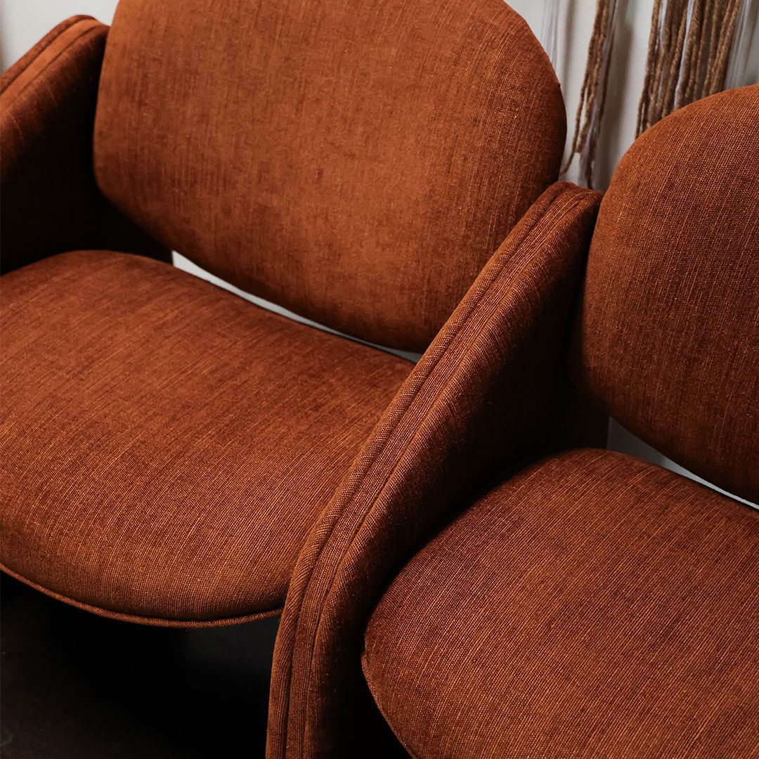 Postmodern Two-Seater Bench