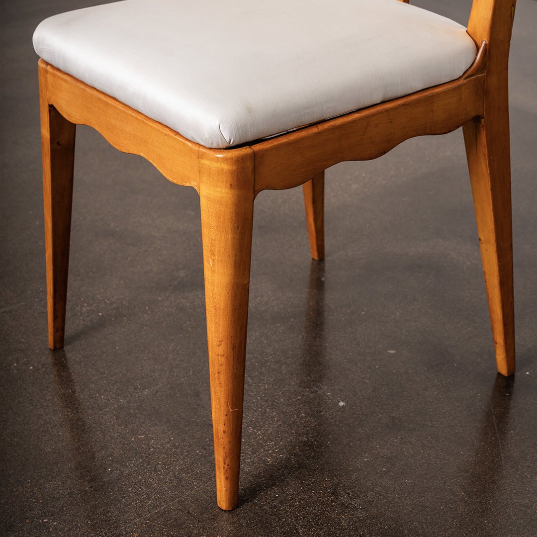 A Set of Six Italian Sculptural Dining Chairs
