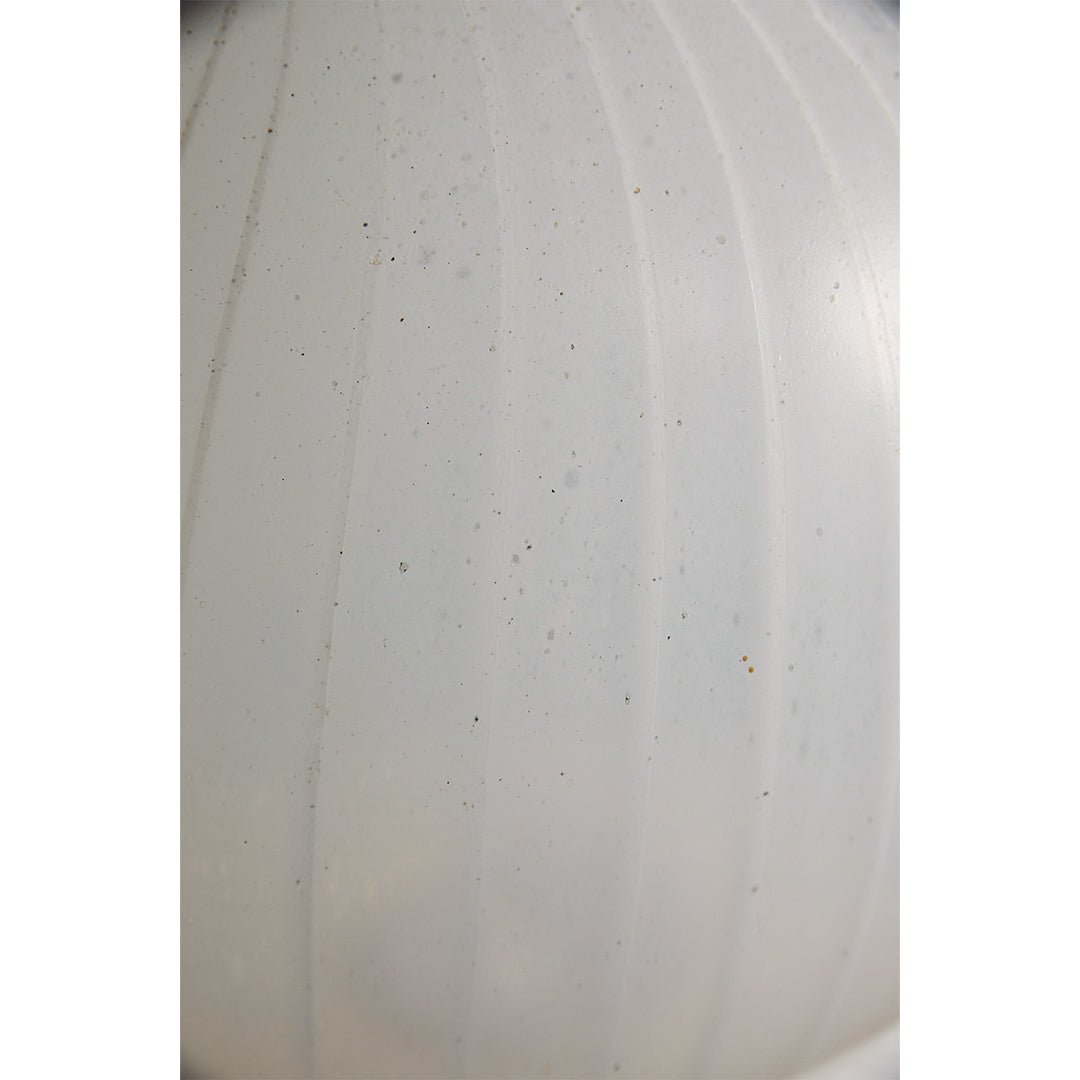 Sculptural Striped Murano Glass Lamp by Vistosi | 1950s