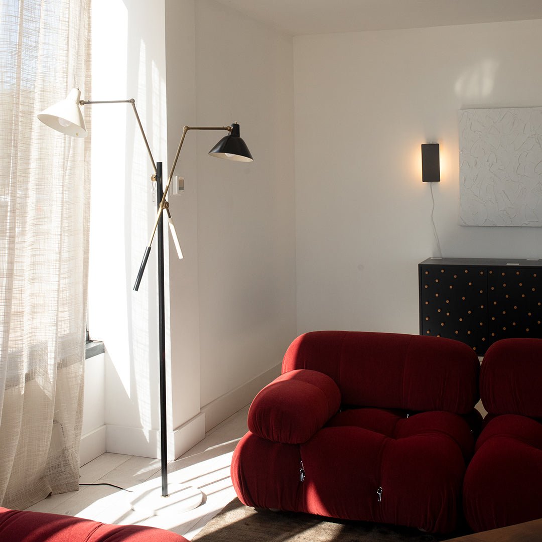 A Rare Stilnovo Articulating Floor Lamp, 1950’s