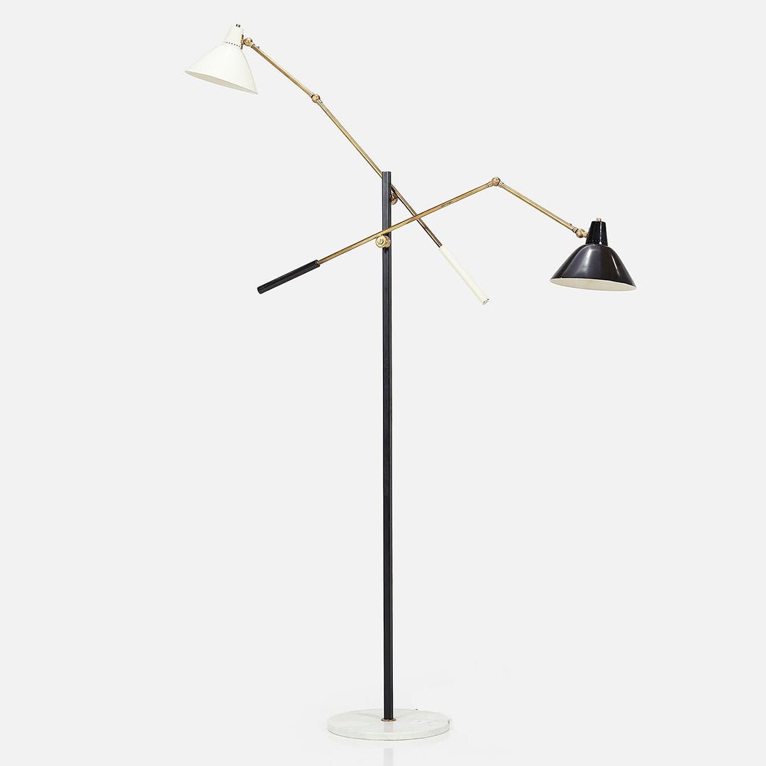 A Rare Stilnovo Articulating Floor Lamp, 1950’s