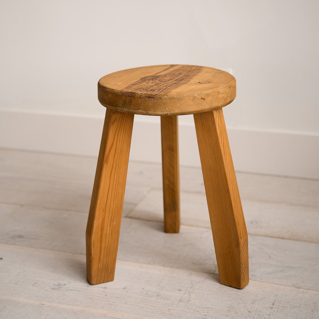 Tripod Oak Stool