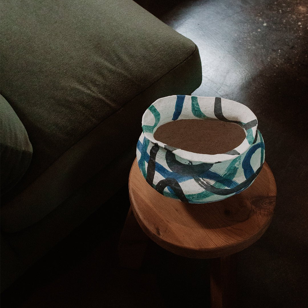 Wavy Abstract Pot