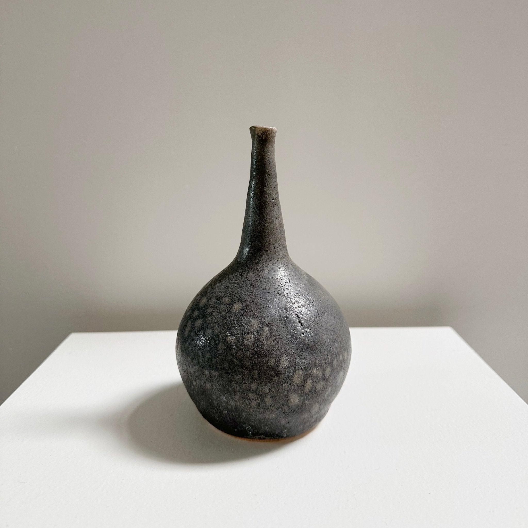 Charcoal Bottleneck Vase