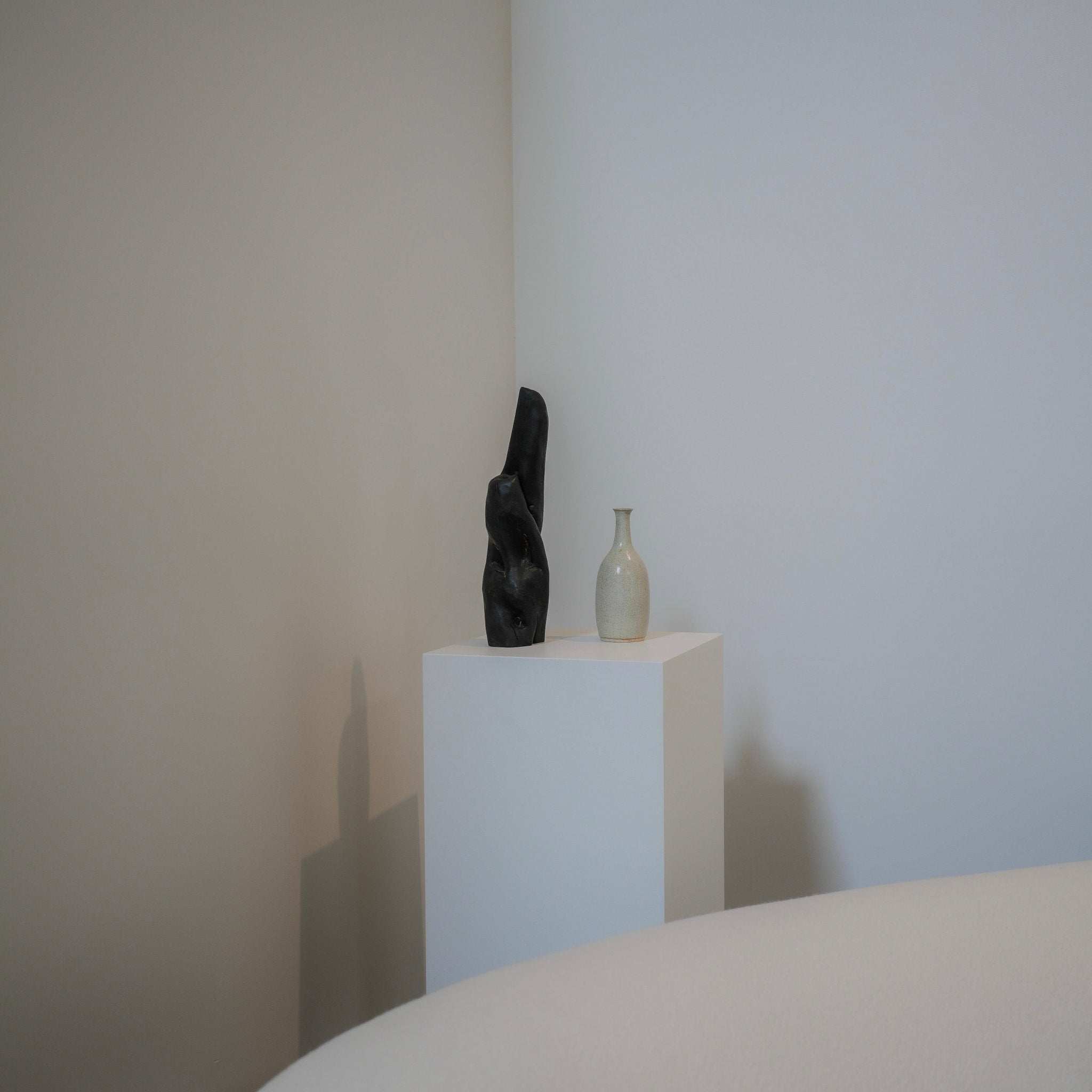 Cream Bottleneck Vase
