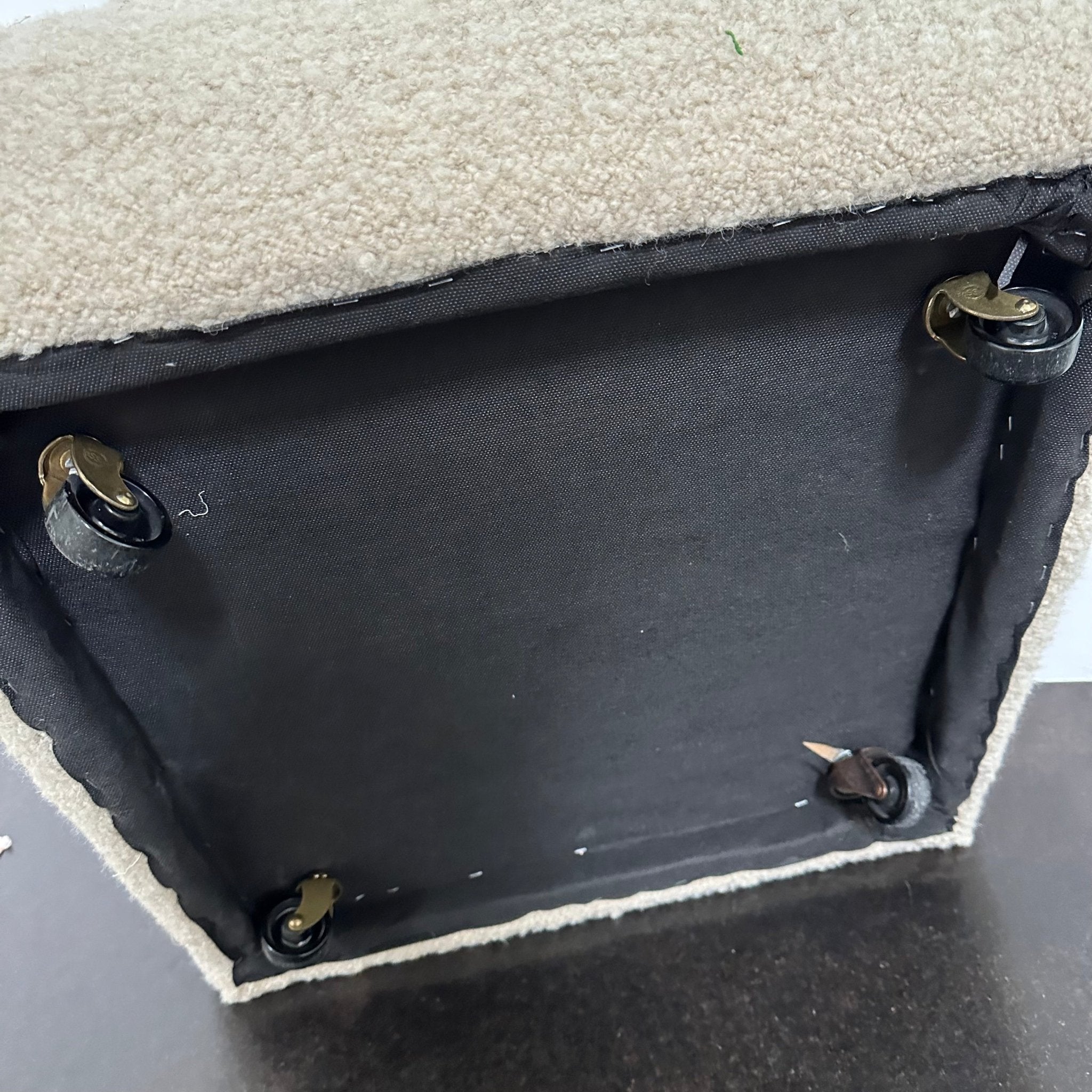 A Rare Pair of Ottomans Attributed to Karl Springer