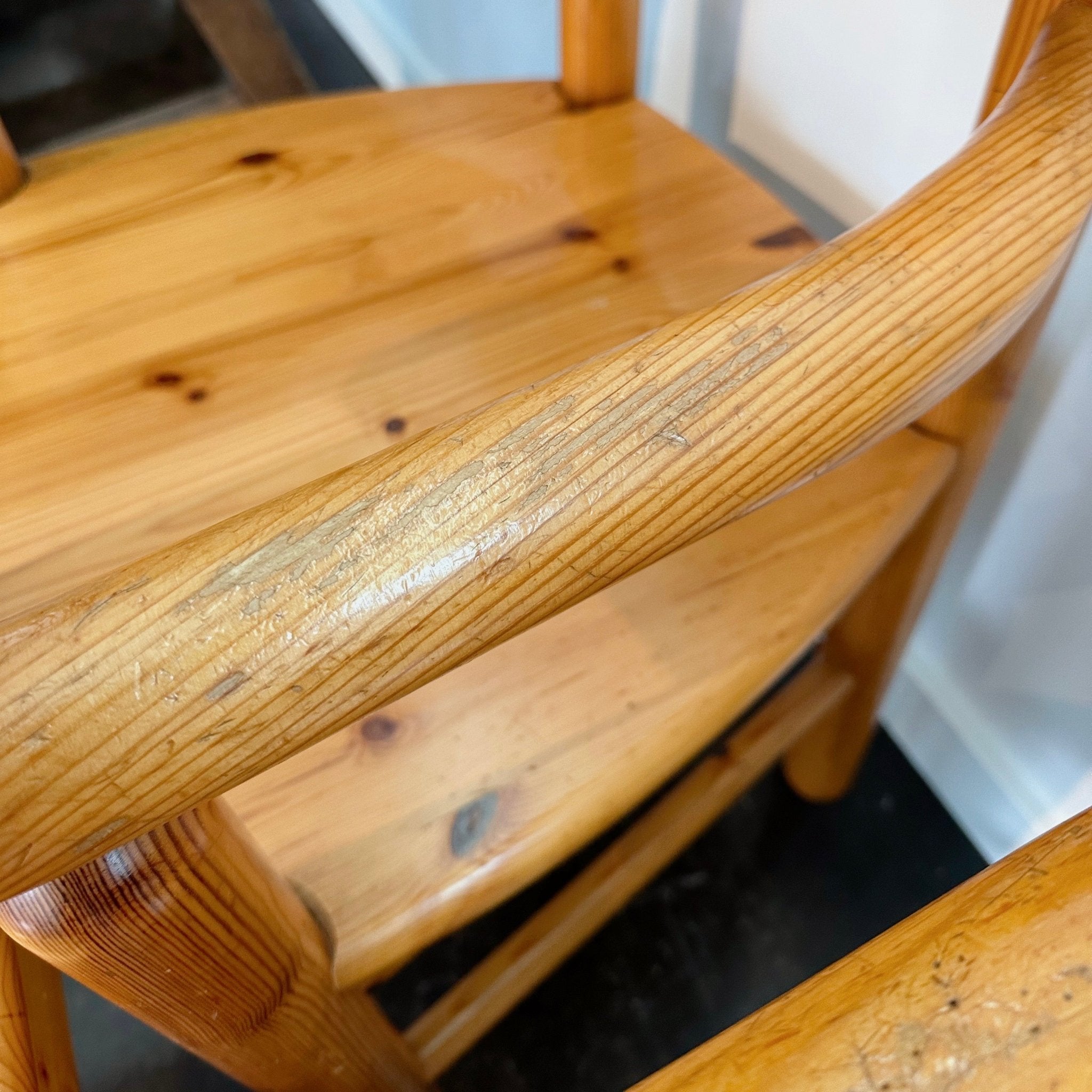 Set of 6 Rainer Daumiller Pine Dining Chairs