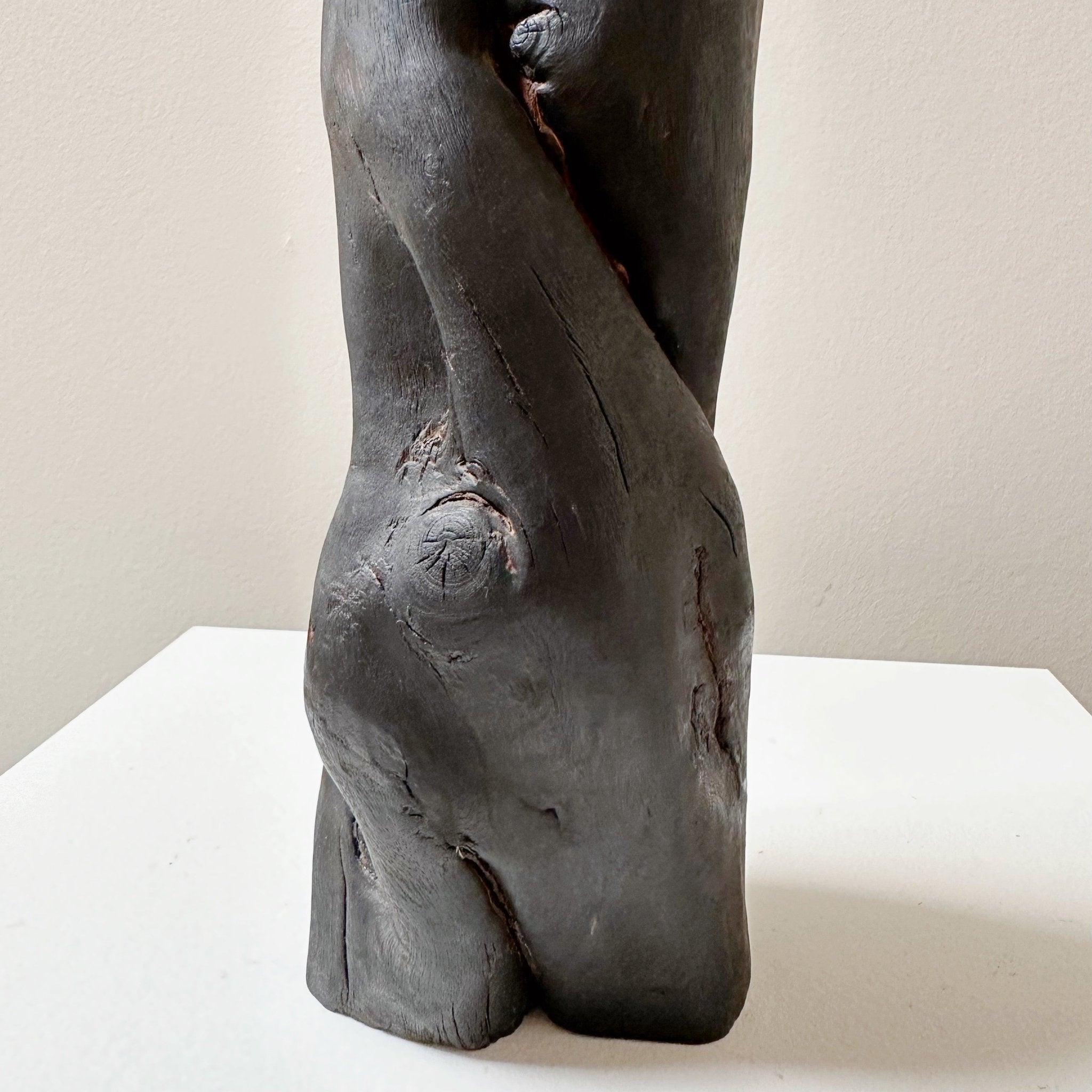 Hand Carved Orange Tree Vase