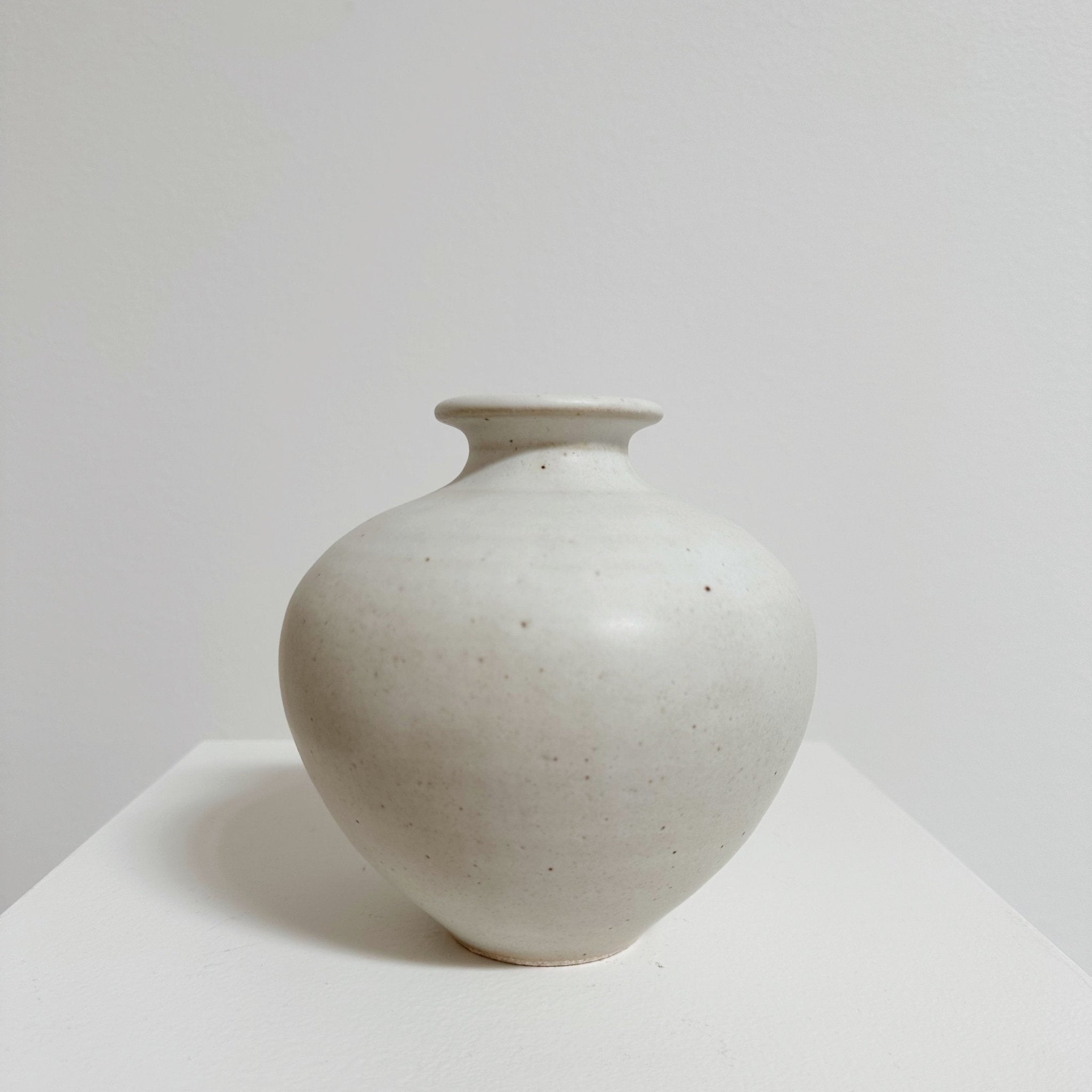Matte White Vase