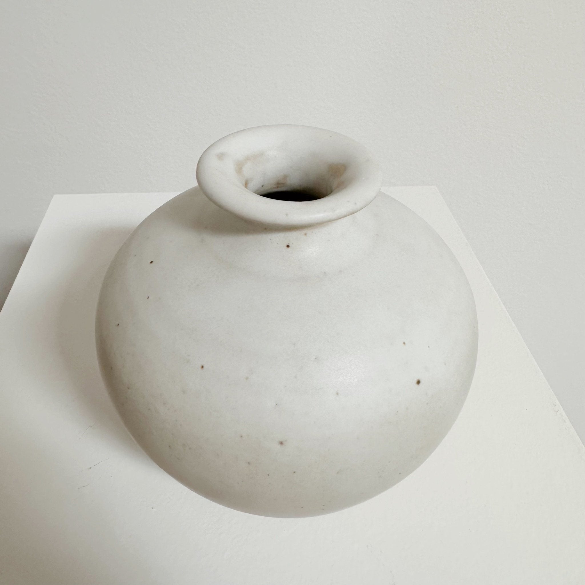 Matte White Vase