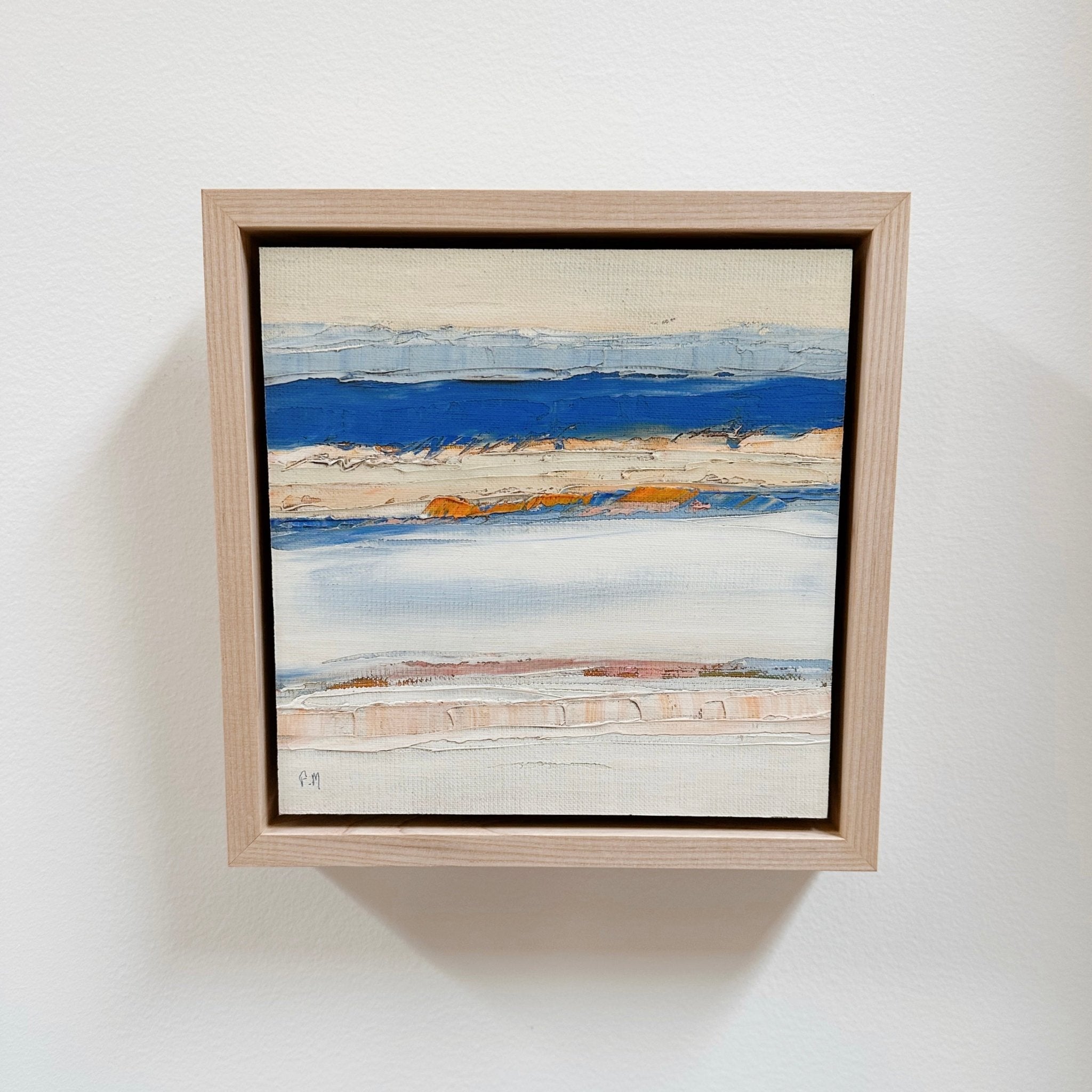 Original Oil on Board by Frederique Marteau, France