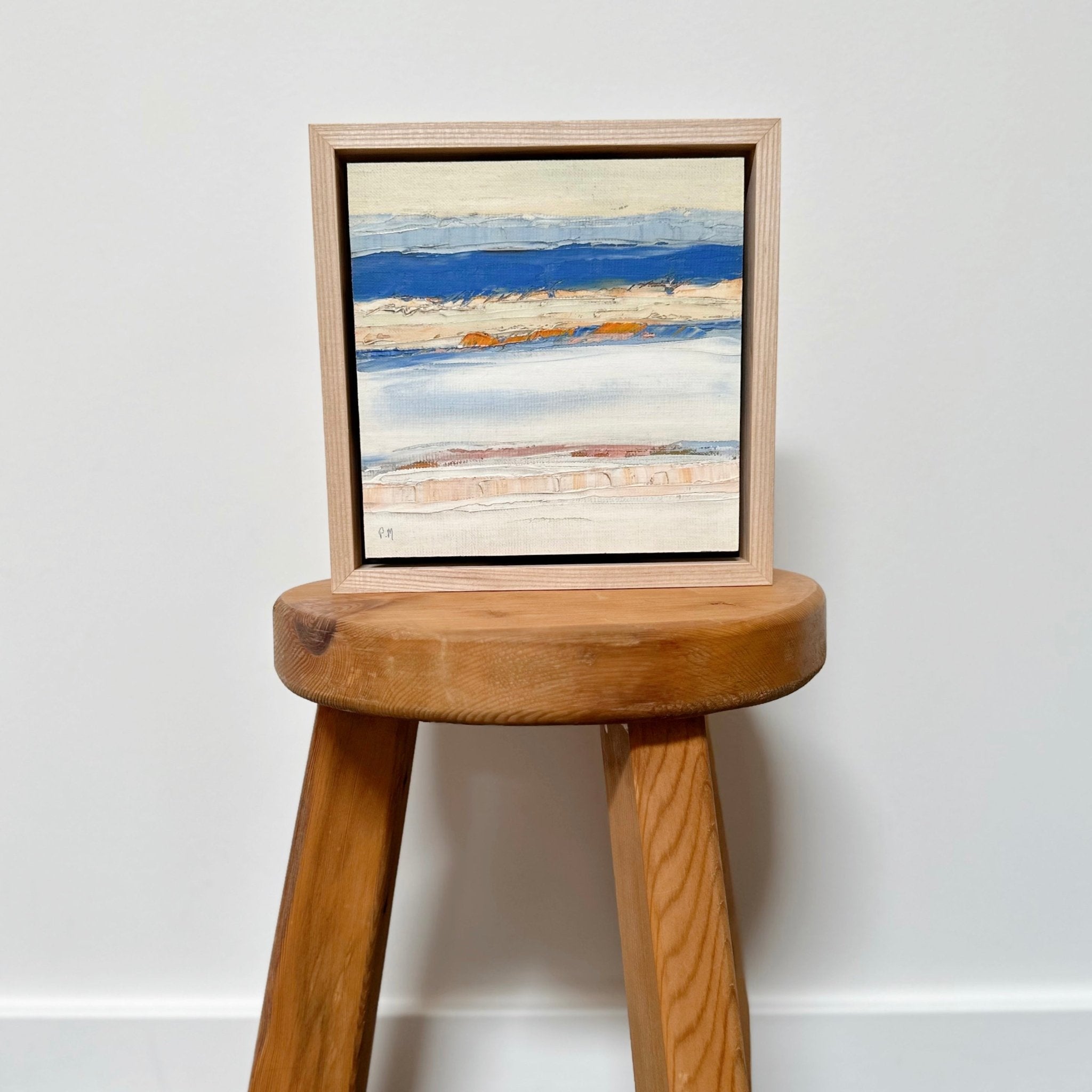 Original Oil on Board by Frederique Marteau, France
