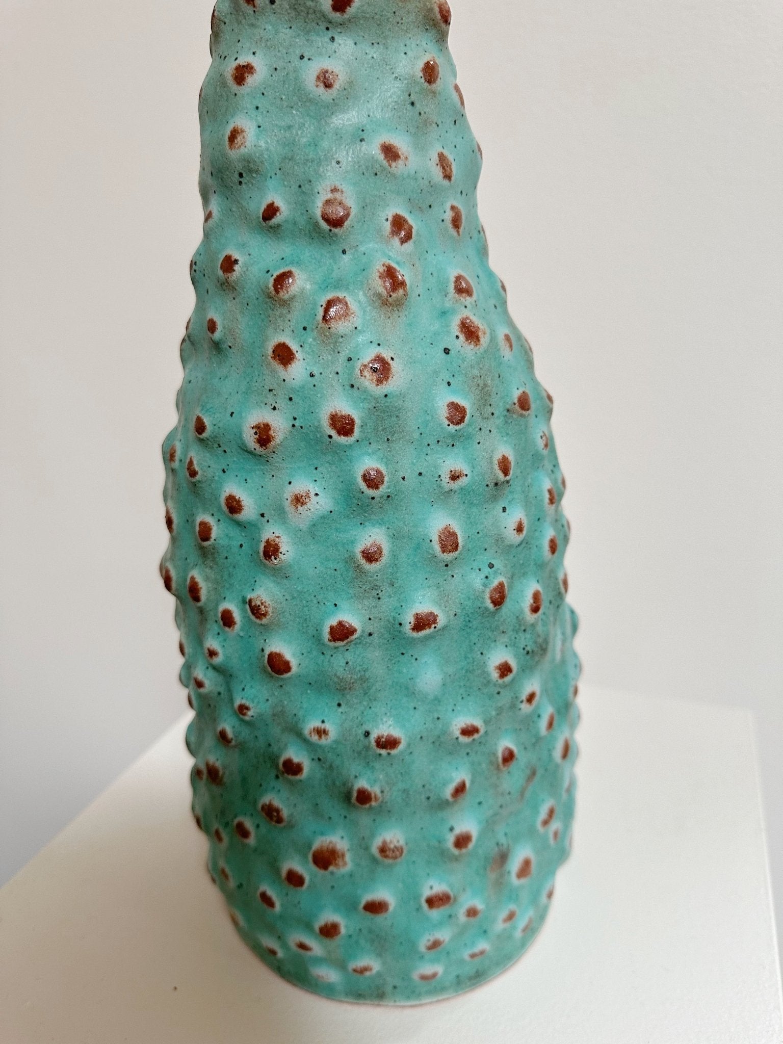Tall Turquoise Vase