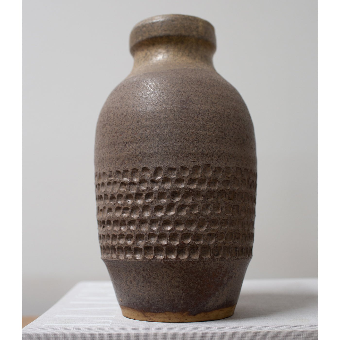 Studio Pottery, Carved Vase