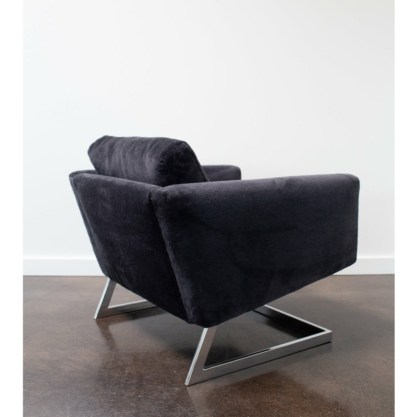 Chrome Cantilever Lounge Chair