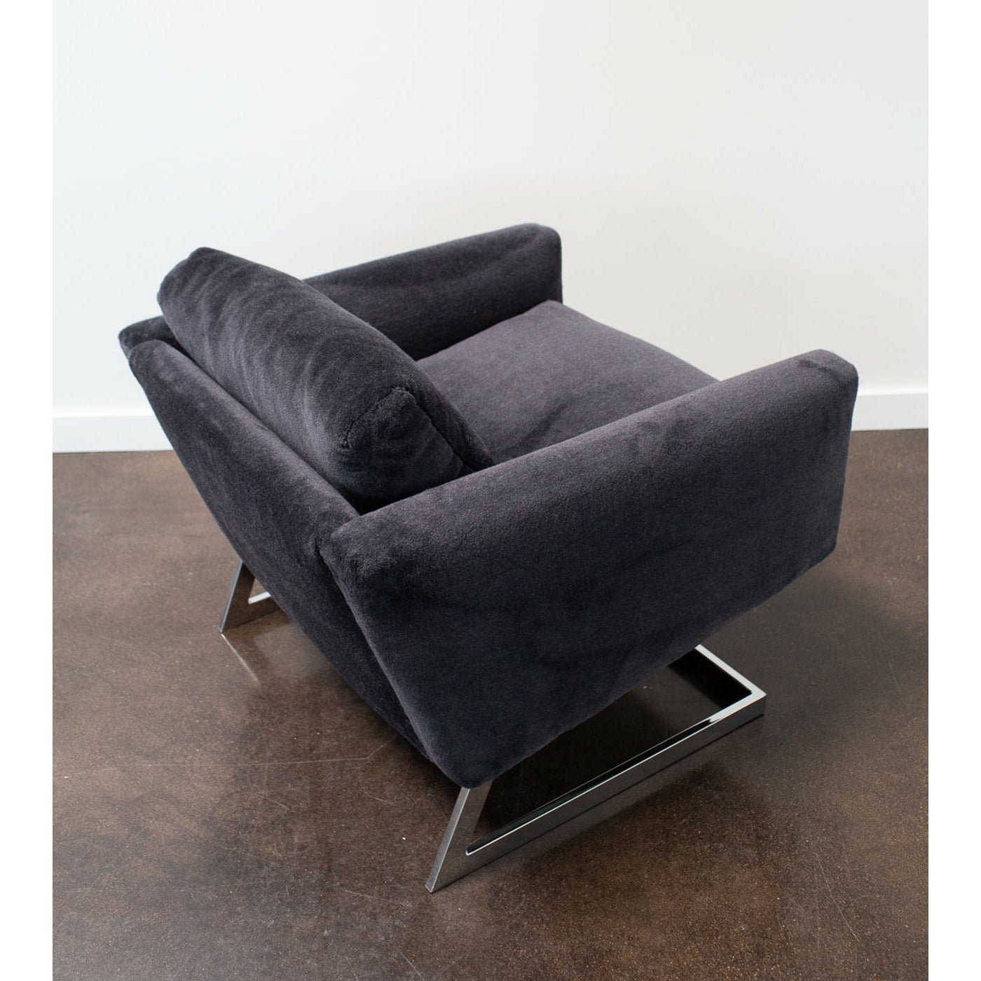 Chrome Cantilever Lounge Chair