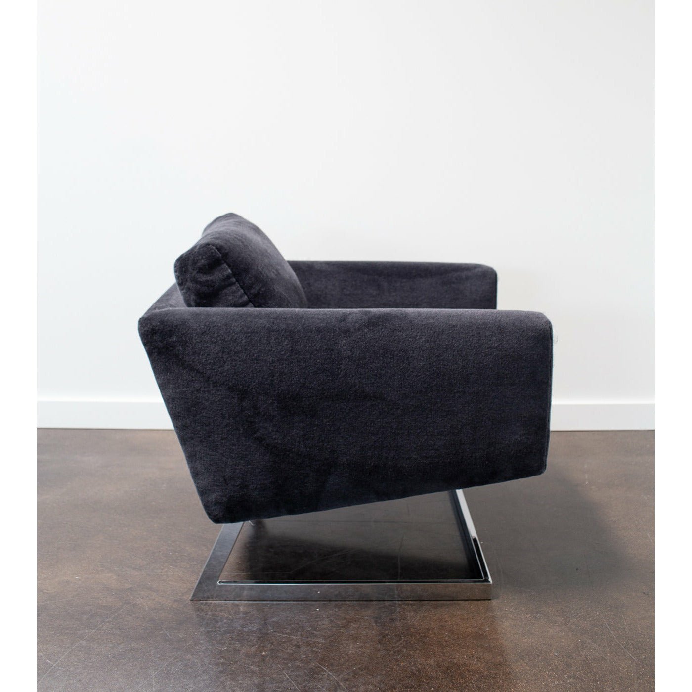 Chrome Cantilever Lounge Chair