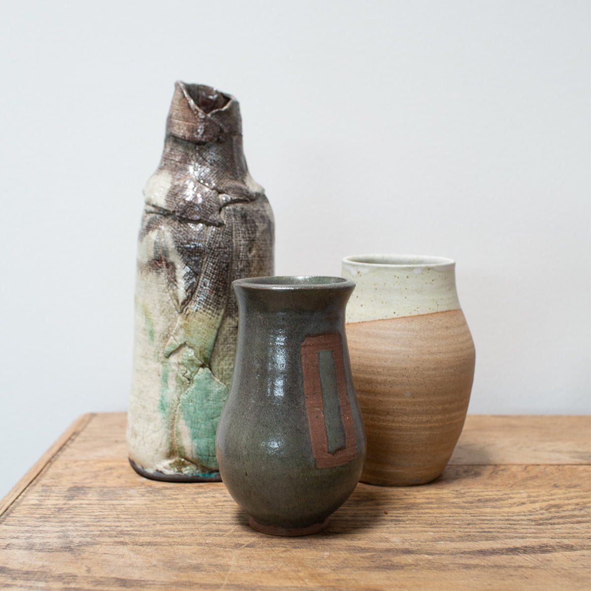 Whiskey + Clay Stoneware Vase